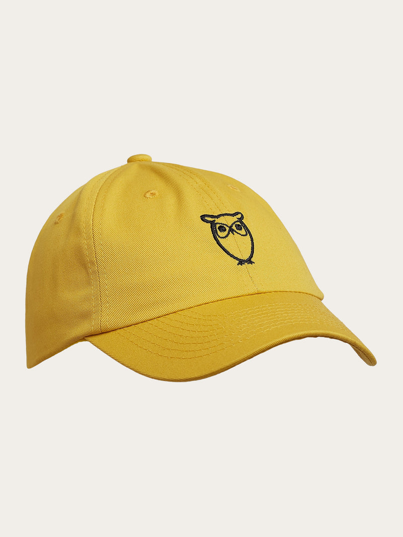 KnowledgeCotton Apparel - UNI Organic Cotton Twill Cap GOTS/Vegan Caps 1429 Misted Yellow